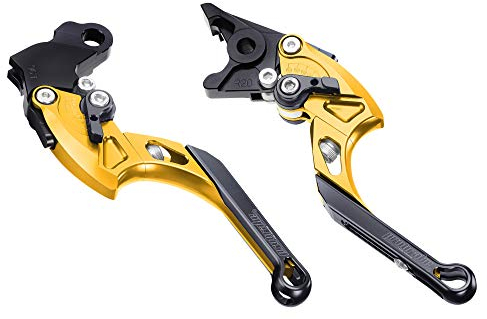 Bremshebel Kupplungshebel Set TECTOR Gold für Yamaha MT-09 Tracer (17-) RN43