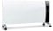 Klarstein Lindholm calefactor, convector, pantalla LED, panel táctil, mando a distancia, programable, 2 niveles: 1000 o 2000 W, termostato: 16-40 °C, seguro para niños, no se recalienta, blanco