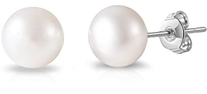 Philip Jones Silver Plated Freshwater Pearl Earrings