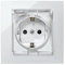 Simon Enchufe Schuko Monobloc IP44 Blanco Simon 15