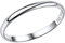 PROSILVER Herren Verlobungsring Ehering Silber 925 Ring Größe 59 2mm glänzender Silberring Trauring Memoirering Ewigkeitsring Schmuck für Hochzeit Verlobung