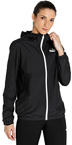 PUMA Coupe-Vent Solide Ess Femme, Noir, XS