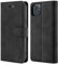 TOHULLE Case for iPhone 13, Premium PU Leather Wallet Case with Card Holder Kickstand Magnetic Closure Flip Folio Case Cover for iPhone 13 (6.1 Inch) - Black