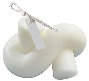 DIY Knotenförmige Kerzenform, 3d Knoten Kerzenform Silikonform, 3D Seife Schokolade Backformknoten geknotenförmige Silikonform Fondantformen für Kerzenherstellung (8.6x6.3x5.6cm)