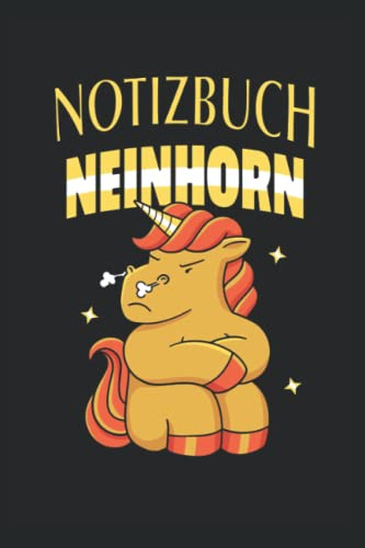 Notizbuch Neinhorn: Notizbuch 120 Seiten, Größe 15.24 x 22.86 cm