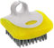 HADZLPOY Brosse en forme de champignon, brosse à récurer pour pommes de terre, brosse à légumes pour laver les racines de carottes, pommes de terre (jaune)