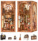 CUTEBEE Book Nook Kit – DIY Puppenhaus Häuser, Miniatur Haus Selber Bauen für Erwachsene mit LED-Licht, 3D Holz Puzzle & Buchstütze – Bücherregal Deko & Geschenk (The Secret Rhythm)