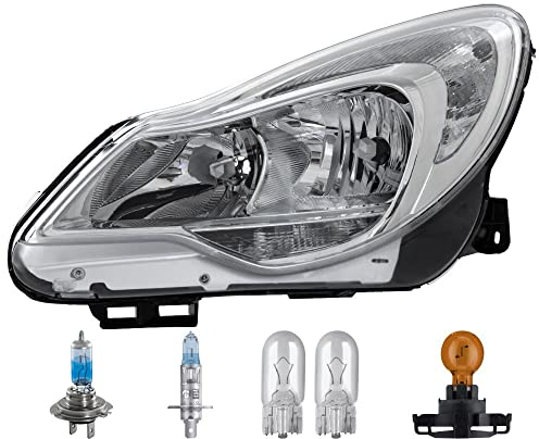 EISENFELS Set 106571482 erstellt mit Scheinwerfer rechts + COOL BLUE INTENSE H1 H7 Leuchtmittel kompatibel mit Corsa D S07