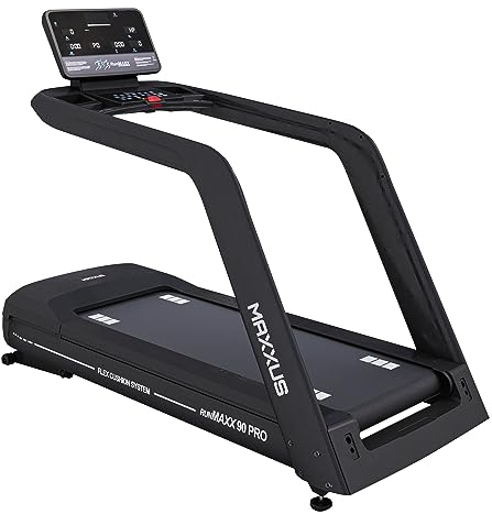 MAXXUS Laufband RunMaxx 90 PRO - Elektrisch, für Zuhause, Büro, mit Steigung, Display, Dämpfung, Bluetooth, bis 160 kg, 22 km/h, 36 Trainingsprofile - Laufmaschine, Walking Pad, Treadmill