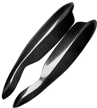 MOBYAT Scheinwerfer-Augenbrauen-Aufkleber für Smart Fortwo 451 2009-2014 Autozubehör