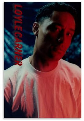 Loyle Carner Poster, Rapper-Poster, Leinwand, Wandkunst, dekorative Wohnkultur, Gemälde für Wohnzimmer, Schlafzimmer, 20 x 30 cm, ungerahmt, Stil 7