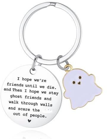 XIANNVXI Friendship Keyring Best Friend Keyring Keychain Presents for Best Friend Birthday Gifts Funny Thoughtful Friendship Gifts for Women Female