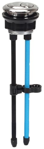 Dual Flush Toilette Druckknopf, 38mm Gewinde Durchmesser Toilette Druckknopf Ersatzteil für 38-45mm Loch Größe Bad Toilette Reparatur