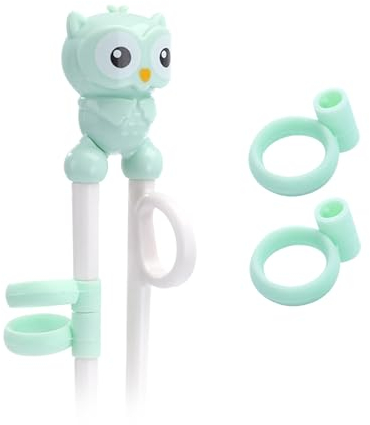 2 pares de palillos para niños, palillos para principiantes para niños, diseño de dibujos animados, material seguro de calidad alimentaria, con caja de embalaje, fácil de transportar, reutilizable