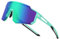 DUCO Polarisierte c Jugend sport Radfahren Schatten Leichter Rahmen UV400 Kind Jungen Mädchen Baseball Sonnenbrille DK310 (Blau Schwarz Dot Rahmen Schwarz Temple Revo Blau Linse)