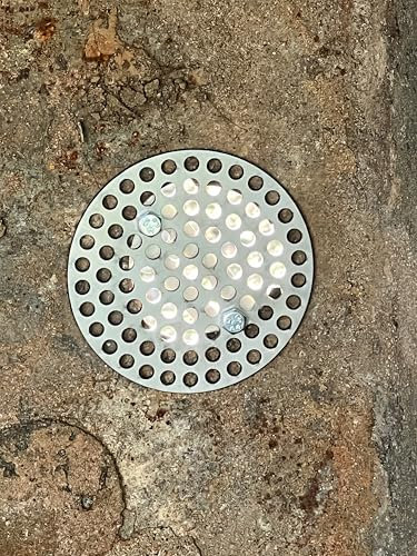 EWS PRODUCTS Wheelie Bin Drainage Hole Cover, Prevents Rats Entering Bins Through Drainage Hole, Stainless Steel