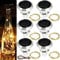 GWCYMYD 6Pack Solar Wine Bottle Lights, IP65 Waterproof Solar Bottle Lights with 2M 20 Led Copper Wire, Decorative Lamp for Parties Festival (Warm Light)