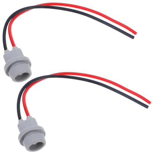 ABOOFAN 2Stücke Lampensockel Adapter für Auto und Universelle Fassung für Blinker Standlicht und Bremslichter Einfache Installation Hohe Helligkeit Beleuchtung