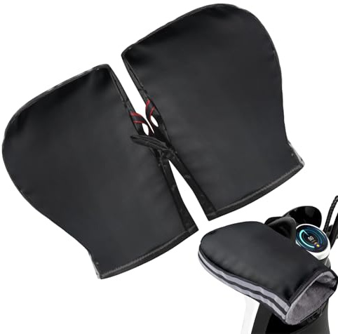 Motorrad Lenkerhandschuhe Warme wasserdichte Winddichte Muffen Mit