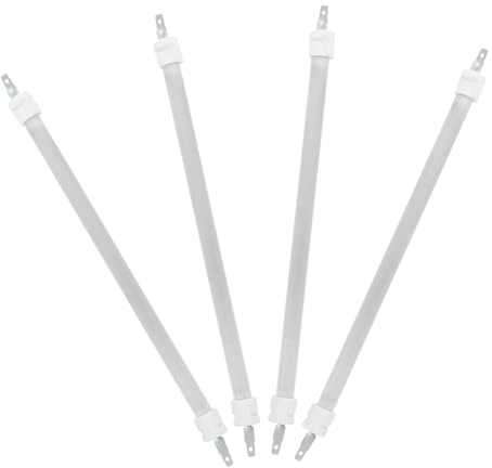 YARNOW Lot de 4 Tubes Chauffants Électriques en Quartz pour Chauffage Solaire, Remplacement pour Poêle Électrique, Chauffage Hivernal Rapide et Uniforme, Élément Solide Haute