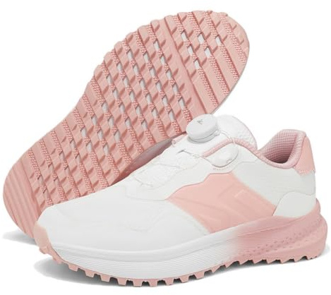 Dwihuize Zapatos Golf Mujer Sin Tacos Transpirables Informales para Caminar | Zapatillas Deportivas Ligeras Con Plataforma, Suela De Goma, Cómodas Antideslizantes, Calzado Deportivo Para Exteriores