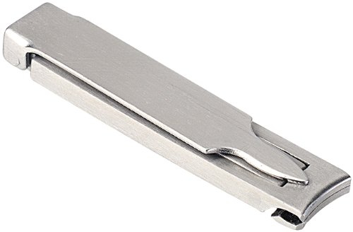 newgen medicals Nagelzwicker: 3in1-Edelstahl-Nagelknipser, ultra-flach & kompakt, 57 x 11 x 6 mm (Nagelklipser, Nagel-Schere, Hornhautentferner)