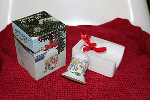 Hutschenreuther - Weihnachtsglocke 1985 - Glocke Porzellan - WIE NEU - OVP - 1. Wahl