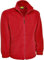 MIG - Mud Ice Gravel Mens Full Zip Classic Fleece Jackets Sizes XS to 4XL Suitable for Work & Leisure (L - Large, RED)