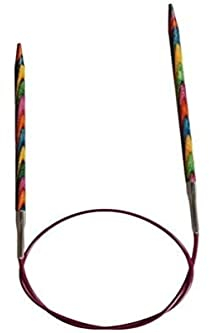 KnitPro K21384 Rundstricknadel, Wood, Mehrfarbig, 5