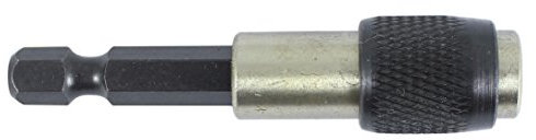 TIMCO Quick Release Magnetic Adaptor - An economic magnetic 1/4 hex drive adaptor manufactured from two pieces of carbon steel - 60mm - 1 pc