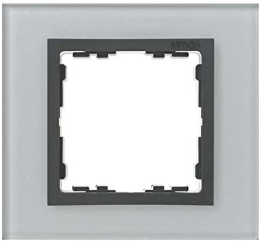 Simon - 82817-35 marco 1 elemento s-82 nature cristal gris Ref. 6558338001