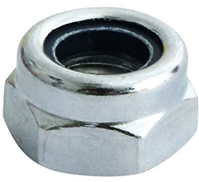 TIMco NT8Z DIN 985 BZP T Nylon Nut M8 - Zinc (Box of 200)