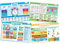 merka Kids' Educational Placemats – Reusable, Non-Slip, Silicone Plastic Mats for The Dining Table – A Learning Tool for Toddlers & Preschoolers – Set of 4 Mats: Time, Money, Calendar, Seasons