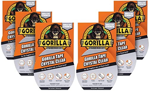 Gorilla Clear Repair Tape 8.2m x 48mm Pack of 6