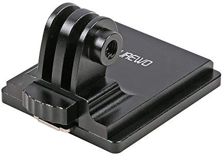 NVG-Helmhalterung aus Aluminium, kompatibel mit GoPro Hero 13/12/11/10/9/8/7/(2018) schwarz, DJI Osmo Action 5 Pro/4/3 Insta360, Akaso und den meisten Action-Kameras