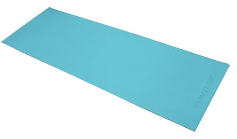 Tunturi PVC Yogamatte - Fitnessmatte 4mm dick - Anthrazit mit Aufdruck