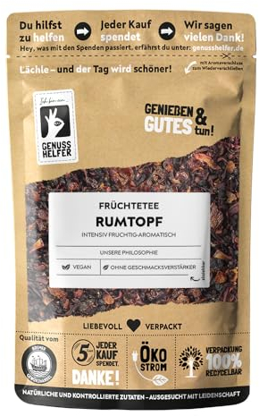 Bremer Gewürzhandel Rumtopf Tee, lose, Früchtetee ohne Alkohol, Wintertee, Punsch, Eistee 100 g