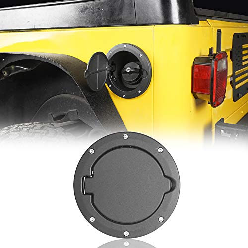 V8 GOD Fuel Gas Tank Fuel Filler Cap Cover for Jeep Wrangler TJ 1997-2006