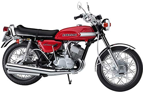 Hasegawa 21731 1/12 Kawasaki 500-SS Mach III Flash Modellbausatz, Mehrfarbig, Mittel