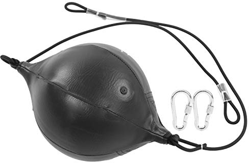 Junlucki Boxsack, Boxsack, Muay Thai Striking Bag PU Training für Stanzübungen(Black)
