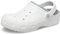 Crocs Unisex Erwachsene Ralen Lined Clog Clog, White/Light Grey, 43/44 EU