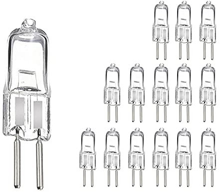 15pcs G5.3 24V 20W / 35W / 50W / 70W / 100W / 150W / 250W Bombillas de luz halógena Lámparas de cápsula de larga duración Lámparas de cápsula blanca clara Bombillas de iluminación interior-G5.3-24v-