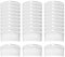Cinaci Französische Haarkämme aus Kunststoff, für Hochzeit, Braut, Schleier, kleine Haarspangen mit 23 Zähnen, DIY, Kopfschmuck, Dutt-Halter, Griffe, Haarspangen, DIY, Basteln, Haarschmuck für Frauen