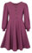 SFreeBo Casual Cotton Dress for Girls Cotton Purple Dress for Girls 9-10 Autumn Winter Casual Long Sleeve T-Shirt Dress Girls Purple Skater Dress