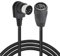 Cavo di prolunga DIN, MIDI 5 pin, DIN 90 gradi, da spina maschio a femmina, audio MIDI/AT cavo adattatore per tastiera MIDI, sintetizzatore, organo (3 metri)