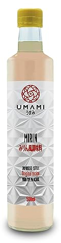 Umami Mirin FU 500ml - Authentique Mirin pour la cuisine - seulement 1% d'alcool - à utiliser dans les recettes sans avoir à le chauffer pour éliminer la saveur d'alcool