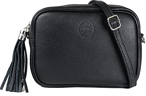 1990s Damen Handy Umhängetasche Echtes Leder kleine, handtasche damen Hergestellt in Italien handtasche damen