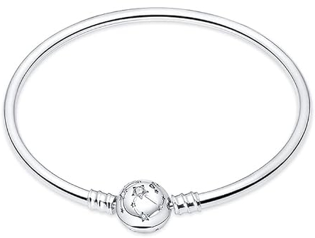 Pandach Armband Damen 925 Sterling Silber, Armbänder Moments Schlangen-Gliederarmband Armkette Valentinstag Muttertag Geburtstags Weihnachten Geschenk für Frauen Freundin Mama