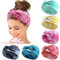 Kavya Sommer Boho Stirnbänder Damen: Elastische Weiche 6 Pcs Mehrfarbig Dünn Print Haarschmuck Yoga Haarband Tie Dye