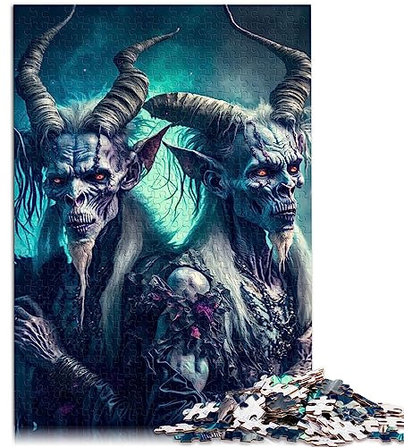 Puzzles für Erwachsene und Kinder „Dark Lord“, 1000-teiliges Puzzle für Kinder ab 12 Jahren, Papppuzzle, Lernspiel, Herausforderungsspielzeug, Größe: 26 x 38 cm